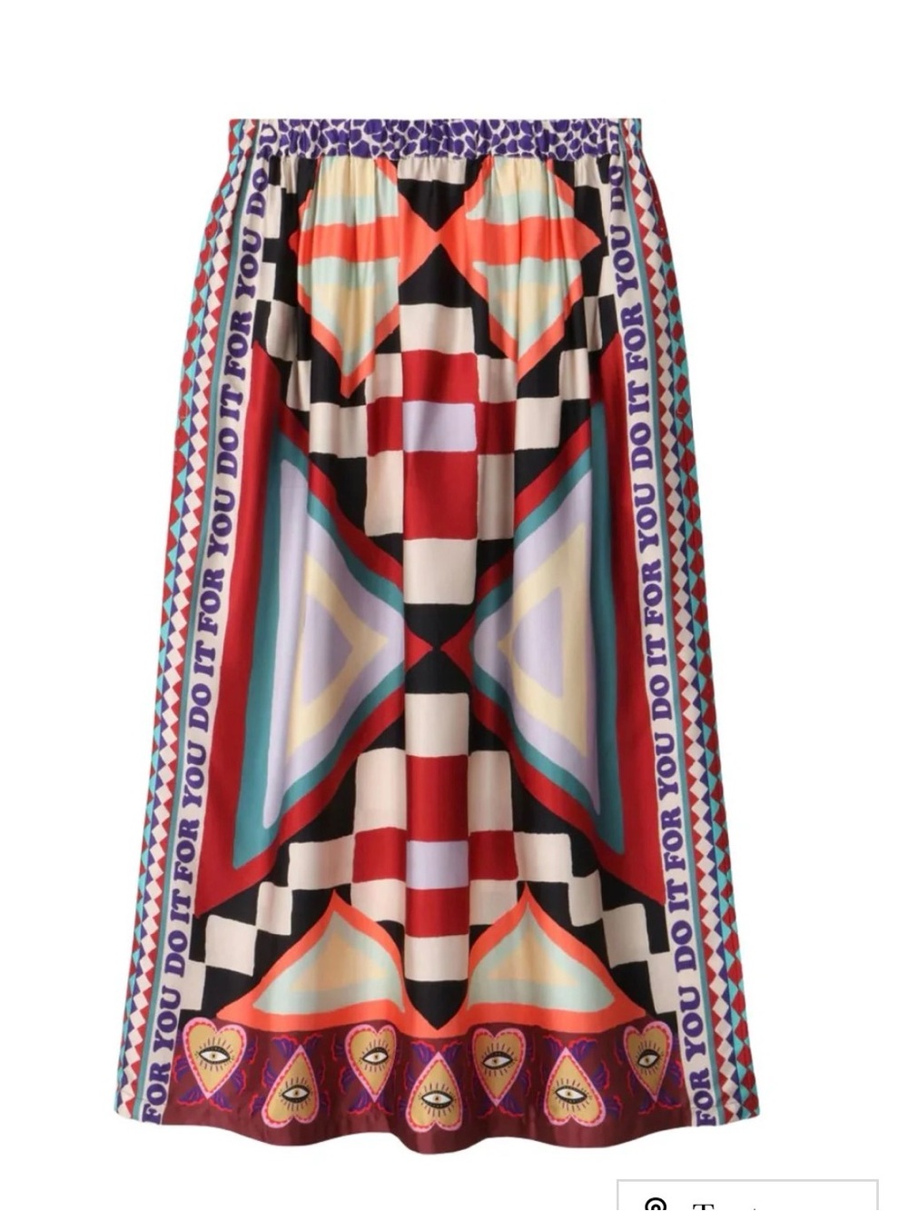 Me369 - Joy Printed Midi Skirt - Nomadic XXS - sold out on line!